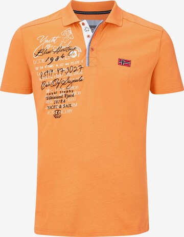 Jan Vanderstorm Poloshirt 'Jano' in Orange: predná strana
