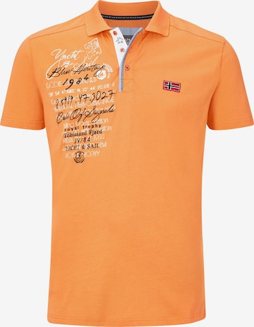 Jan Vanderstorm Shirt 'Jano' in Oranje: voorkant