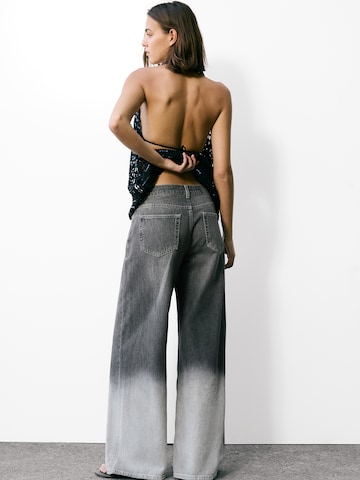 Wide leg Jeans di Pull&Bear in grigio