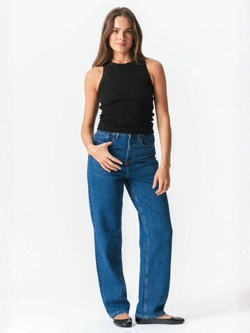 TEESHOPPEN Top ' Ribbed ' in Schwarz