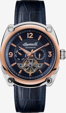 INGERSOLL Analoog horloge 'THE MICHIGAN' in Blauw: voorkant