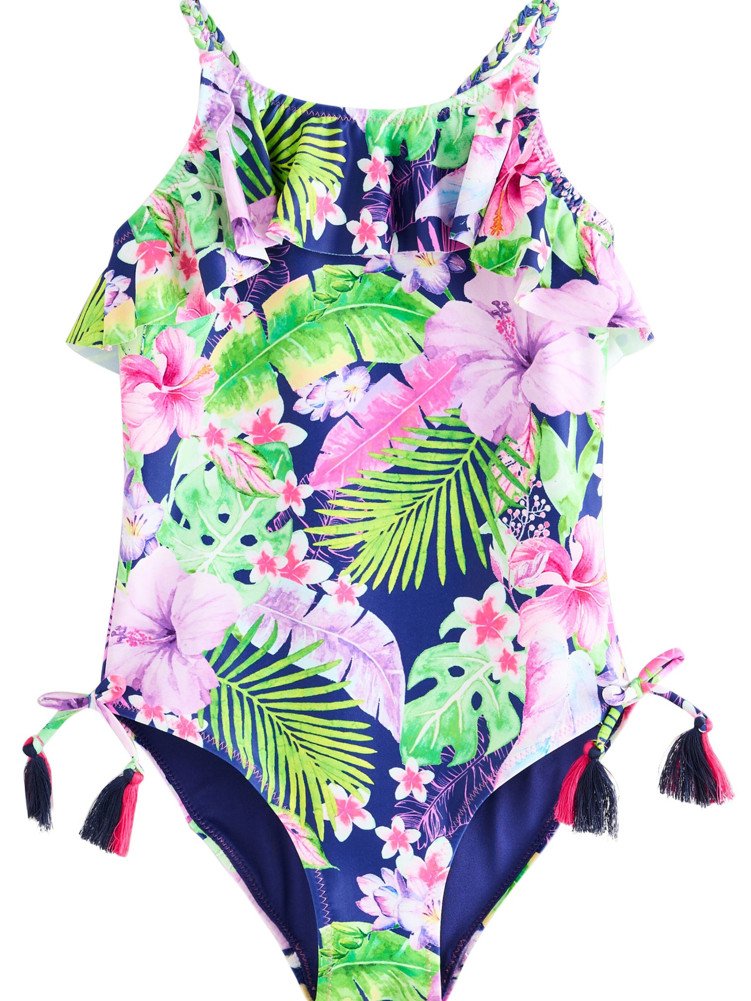 Next Uimapuku 'Rüschen' värissä vaaleanpunainen: etupuoli