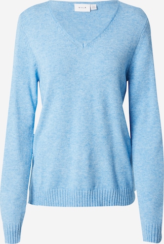 VILA Pullover 'VIRil' in Blau: Vorderseite