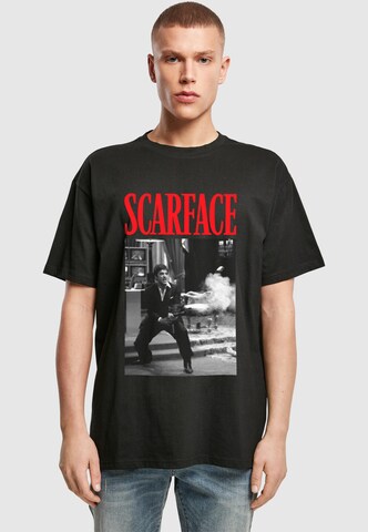 T-Shirt 'Scarface - Say Hello' Merchcode en noir : devant