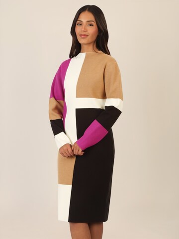 APART Strickkleid in Mischfarben: Vorderseite