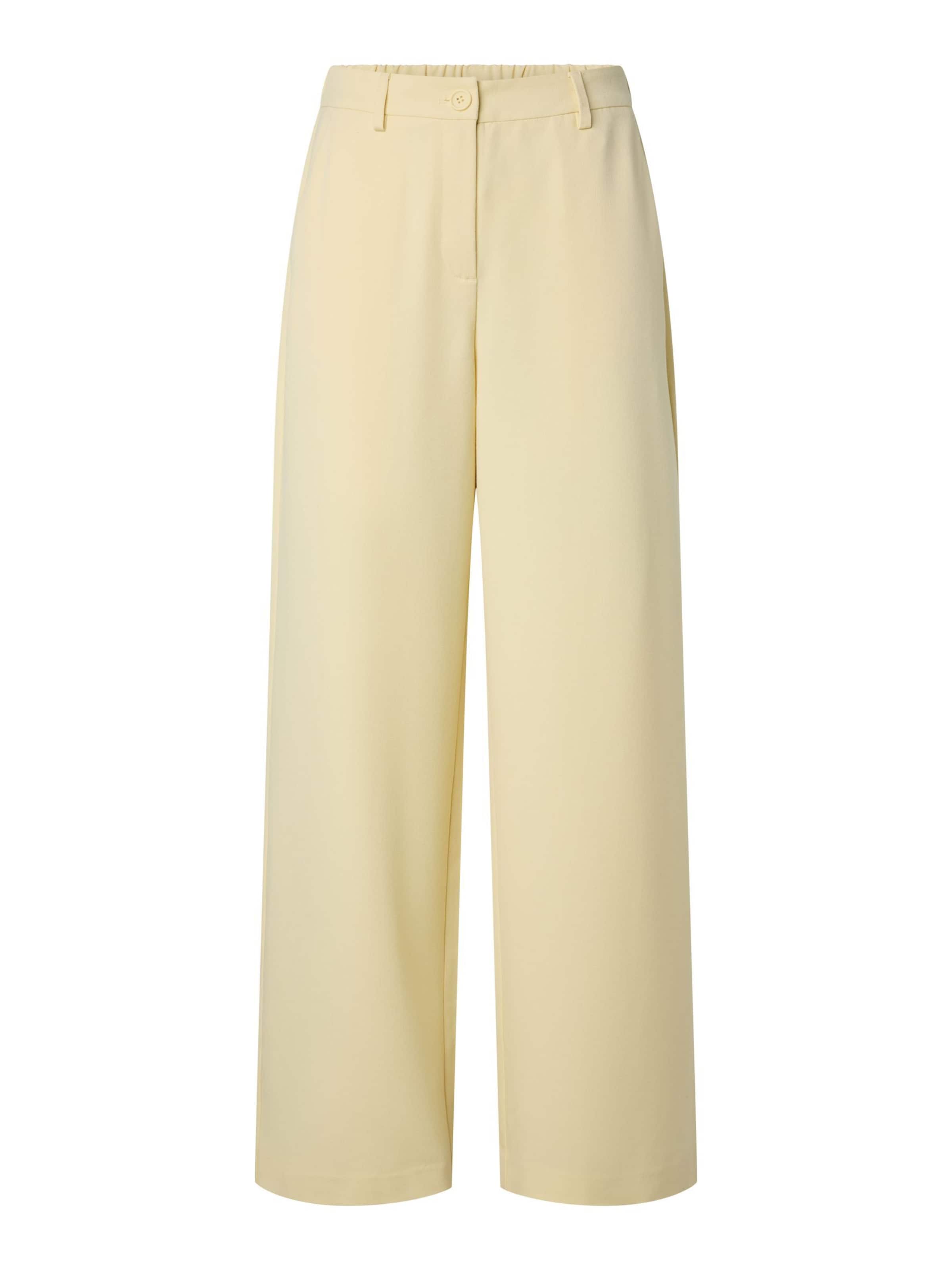 Pantalon 'PCKamil' PIECES en jaune : devant