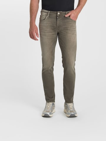 Effilé Jean '700/11' Le Temps Des Cerises en marron : devant
