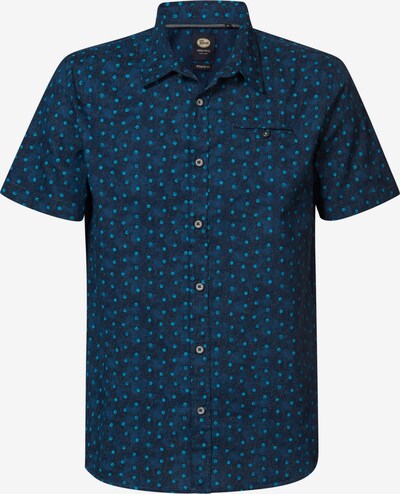 Petrol Industries Button Up Shirt in Navy / Turquoise, Item view