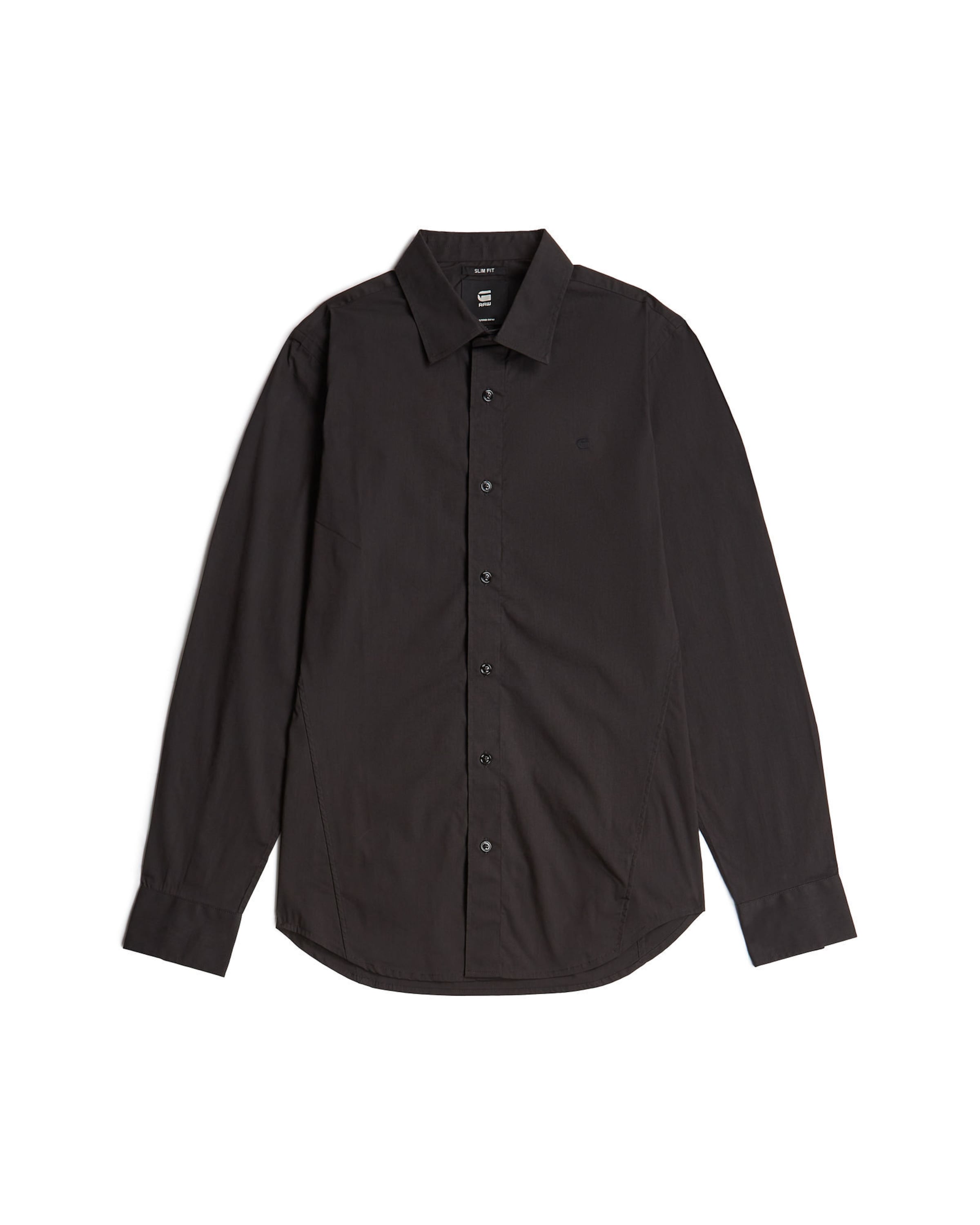 G-STAR Košeľa 'Uniform' - Čierna: predná strana