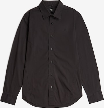 G-STAR Slim fit Skjorta 'Uniform' i svart: framsida