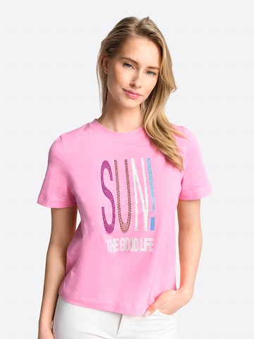 T-shirt Rich & Royal en rose : devant