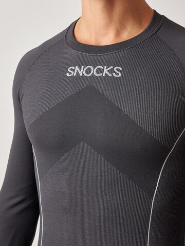 SNOCKS Basislaag in Grijs