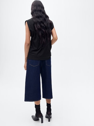 MANGO Top 'VIRI' | črna barva