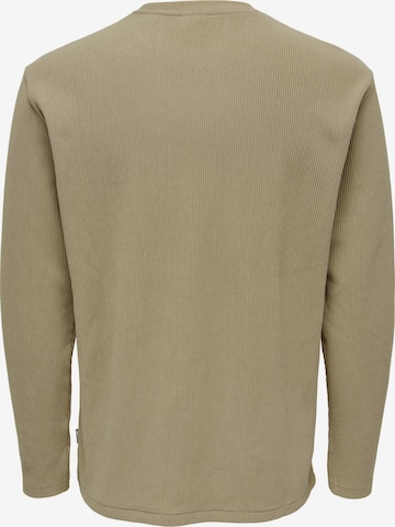 Only & Sons Sweatshirt 'BERKELEY' in Beige