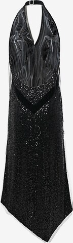 MONOSUIT Cocktail Dress 'PAILLETTES' in Black