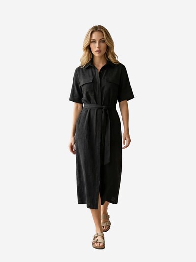 My fashion Robe-chemise en 36 en noir, Vue avec produit