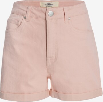 Threadbare Regular Shorts 'Calais' in Pink: predná strana