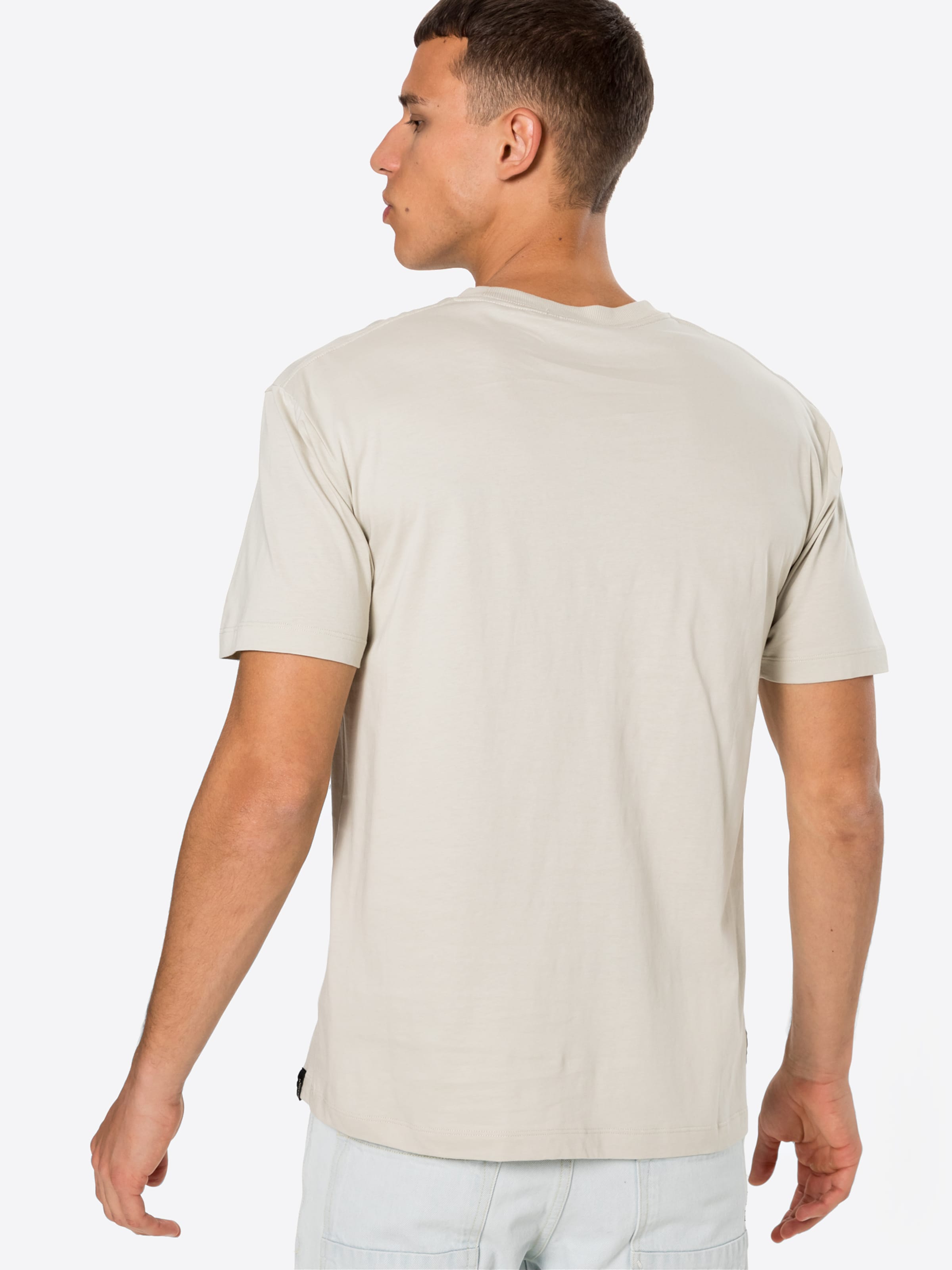Männer Shirts SCOTCH & SODA T-Shirt in Stone - SE17091