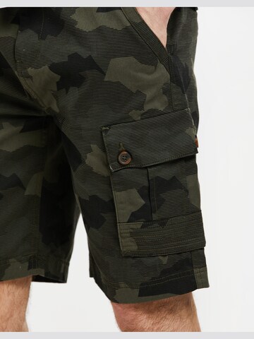 Threadbare Regular Shorts 'Campania' in Grün