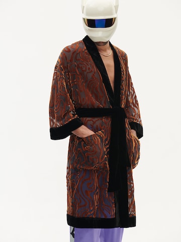 Smiles Kimono 'ENZO' in Zwart: voorkant
