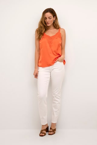 Cream Overdel 'Anna' i orange