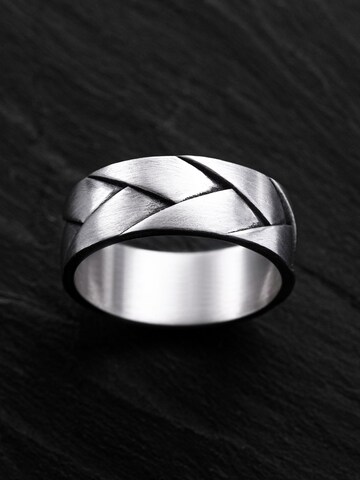 Anello 'BRAID' di REYTEL in argento