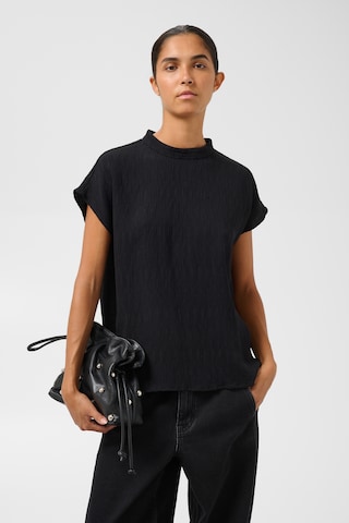 SOAKED IN LUXURY - Blusa en negro: frente