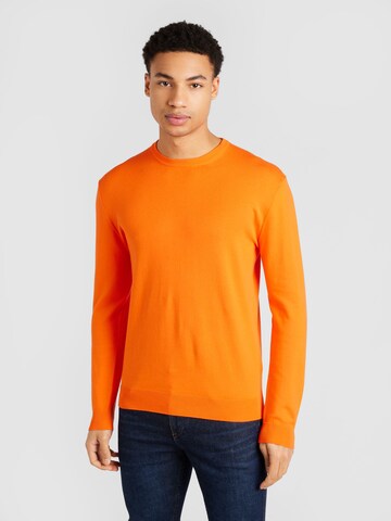 Coupe regular Pull-over UNITED COLORS OF BENETTON en orange : devant