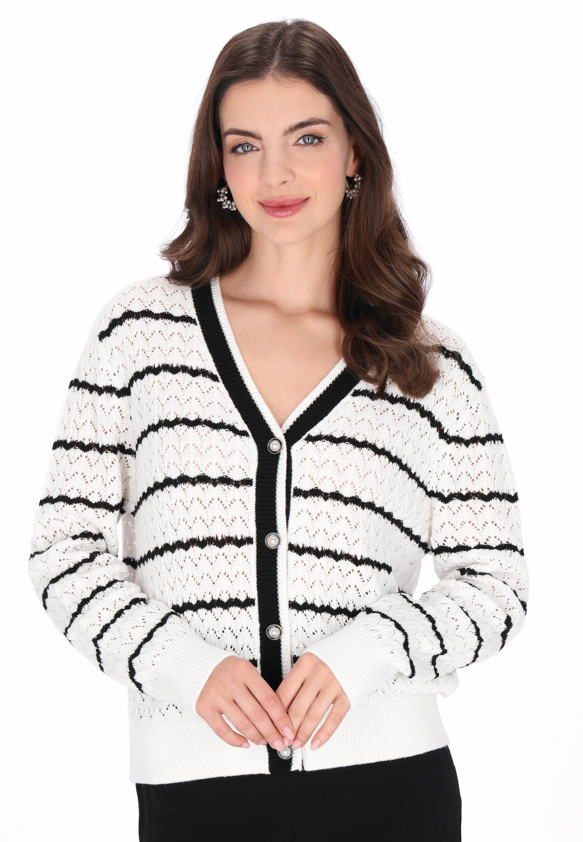 Cardigan usha BLACK LABEL en blanc