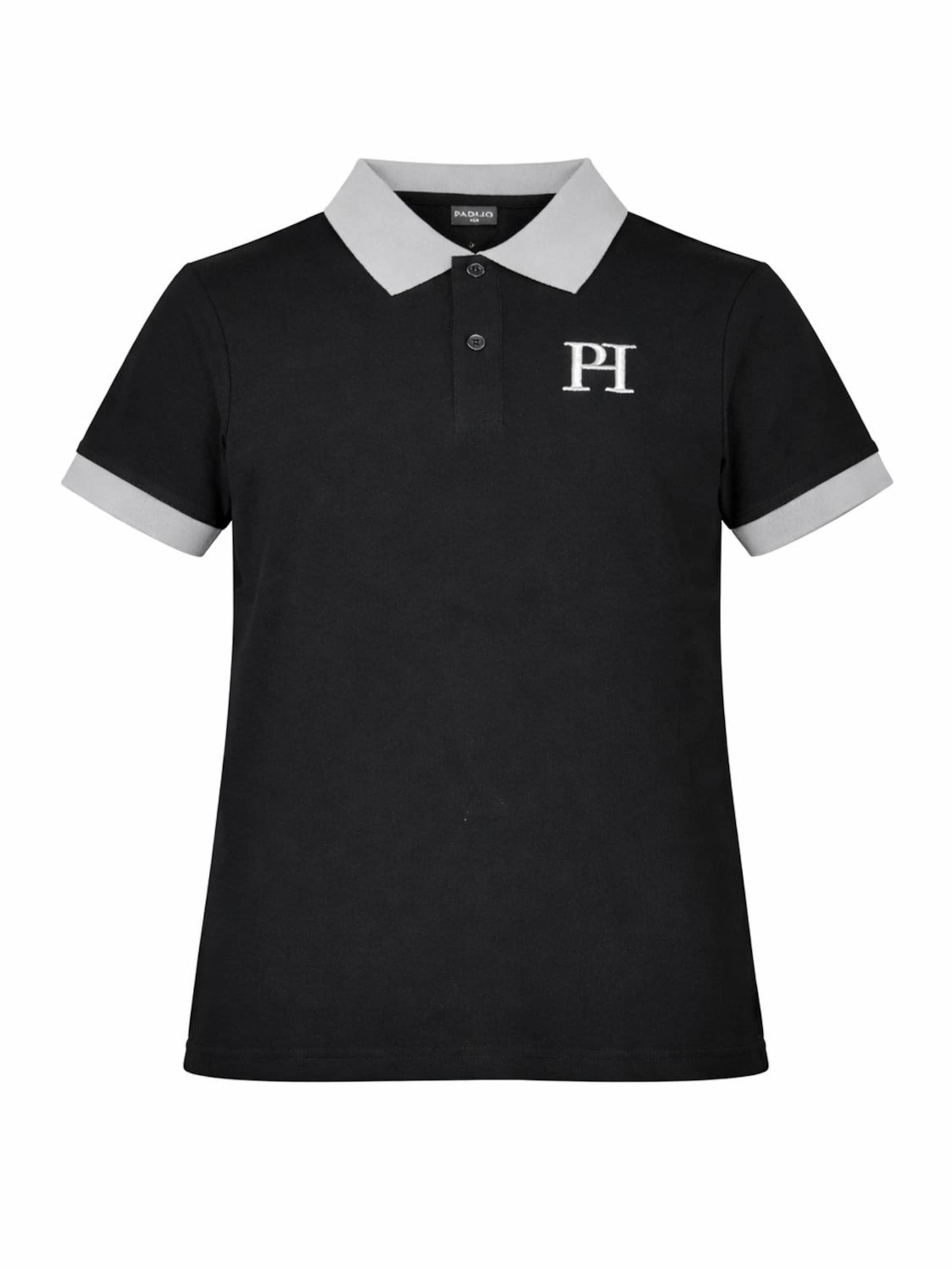 PADIJO Shirt 'PH Polo Black' in Black: front