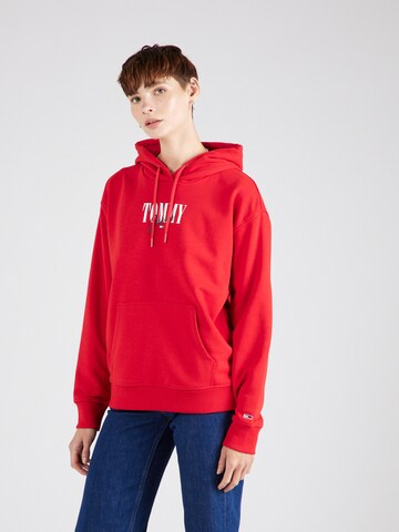 Felpa di Tommy Jeans in rosso