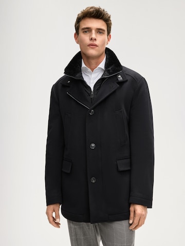 JOOP! Between-Seasons Coat 'Gary' in Black: front
