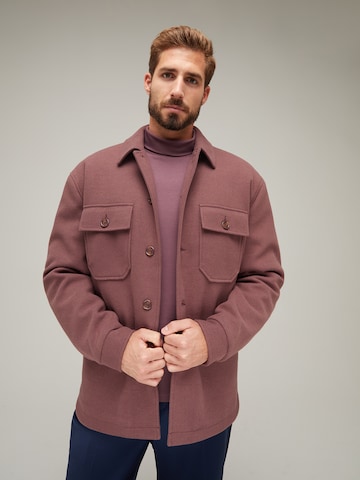 ABOUT YOU x Kevin Trapp Between-Season Jacket 'Ramon' in Brown