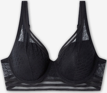 Gisela Balconette Rintaliivi värissä musta: etupuoli