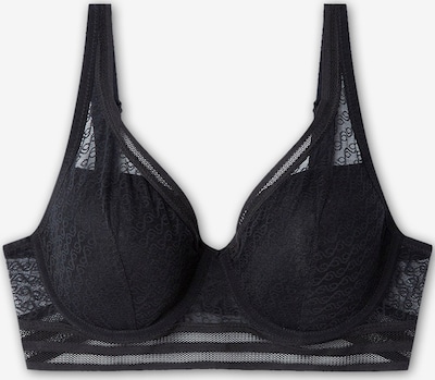 Sutien Gisela pe negru, Vizualizare produs