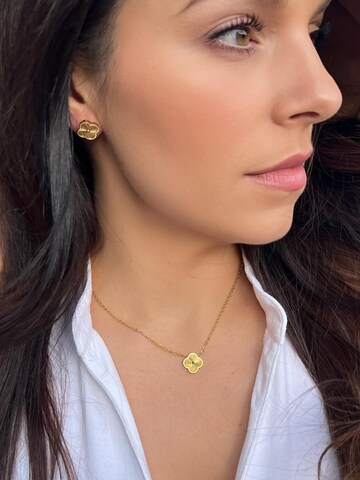 Pure Schmuck Kette 'Clover Bright' in Gold