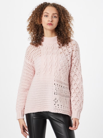 UNITED COLORS OF BENETTON Sweater in Pink: front