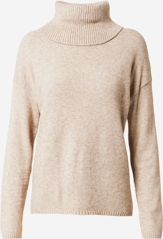 ONLY Sweater 'LEVA' in Beige: front