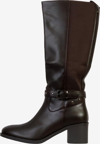 Super Mode - Botas 'Supermodische Stiefel mit Reißverschluss' en marrón: frente