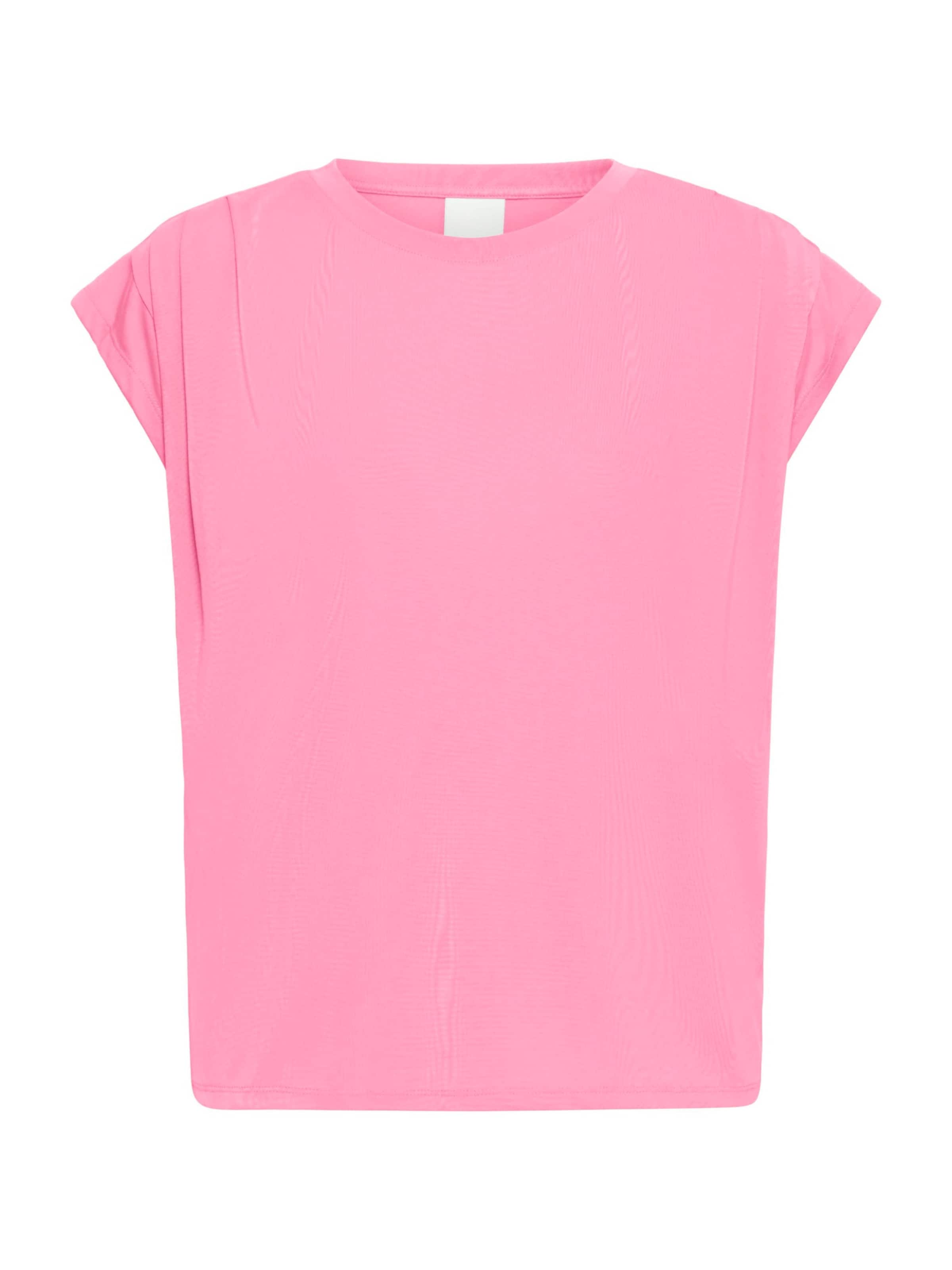 T-shirt 'IHLisken' ICHI en rose : devant
