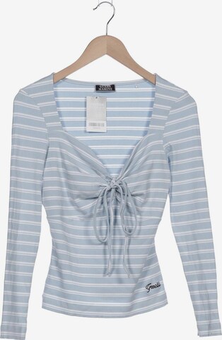 GUESS Langarmshirt M in Blau: predná strana