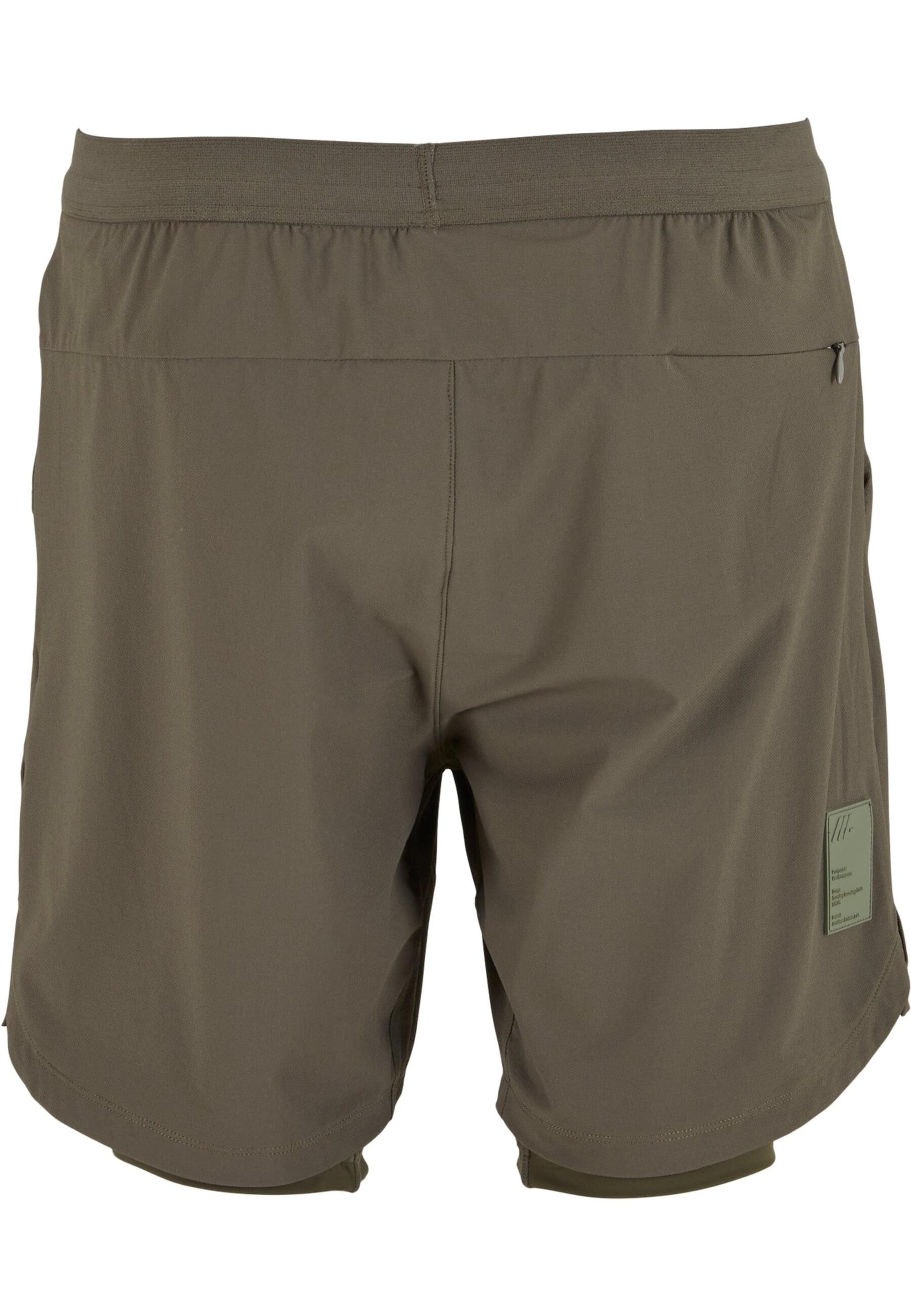 Another Cotton Lab Regular Shorts 'SRC' in Braun