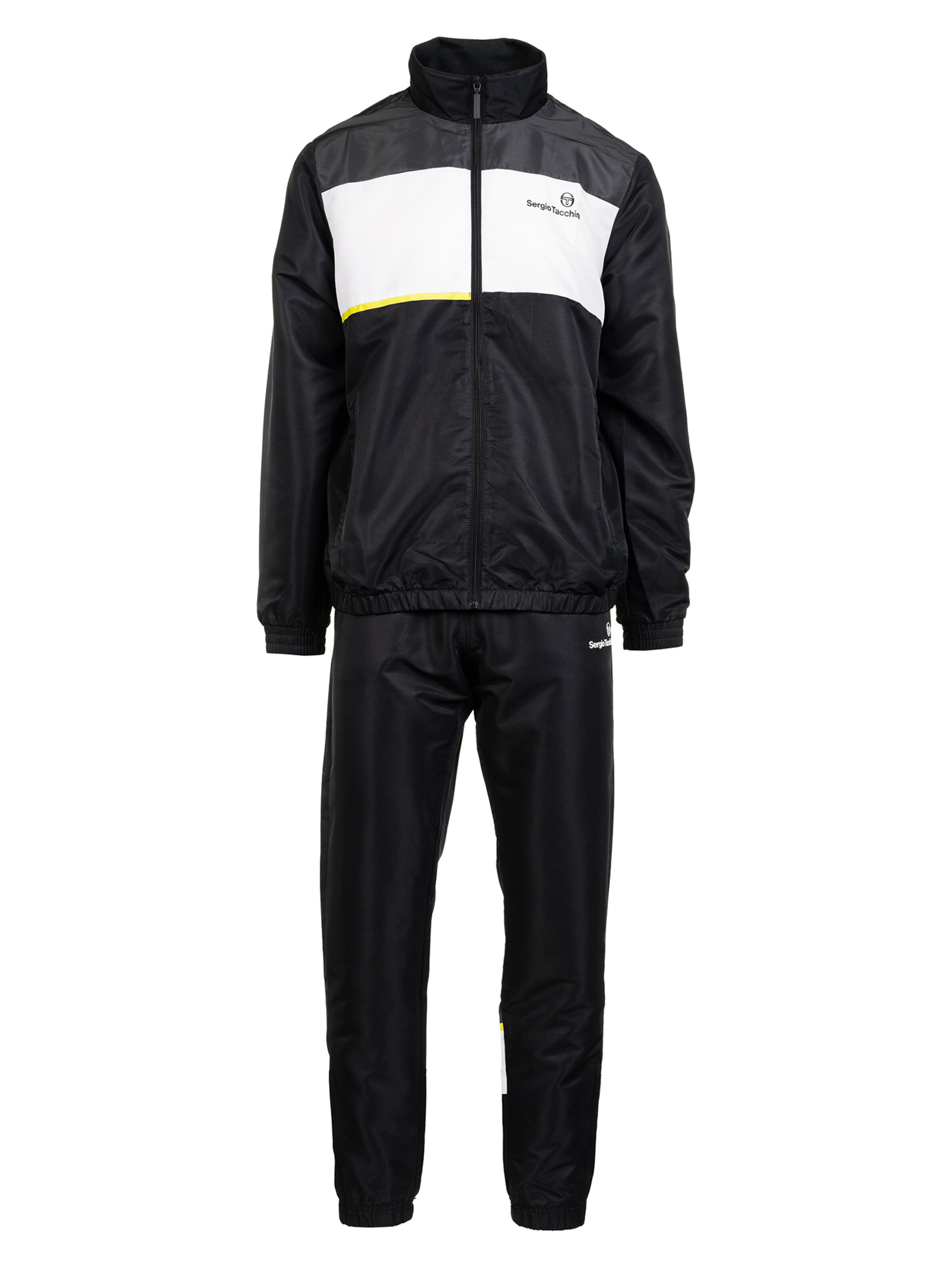 Sergio Tacchini Trainingsanzug 'INCASTRO' in Schwarz: Vorderseite