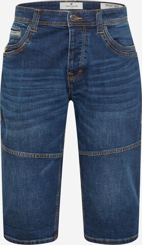 Regular Jeans 'Morris' de la TOM TAILOR pe albastru: față