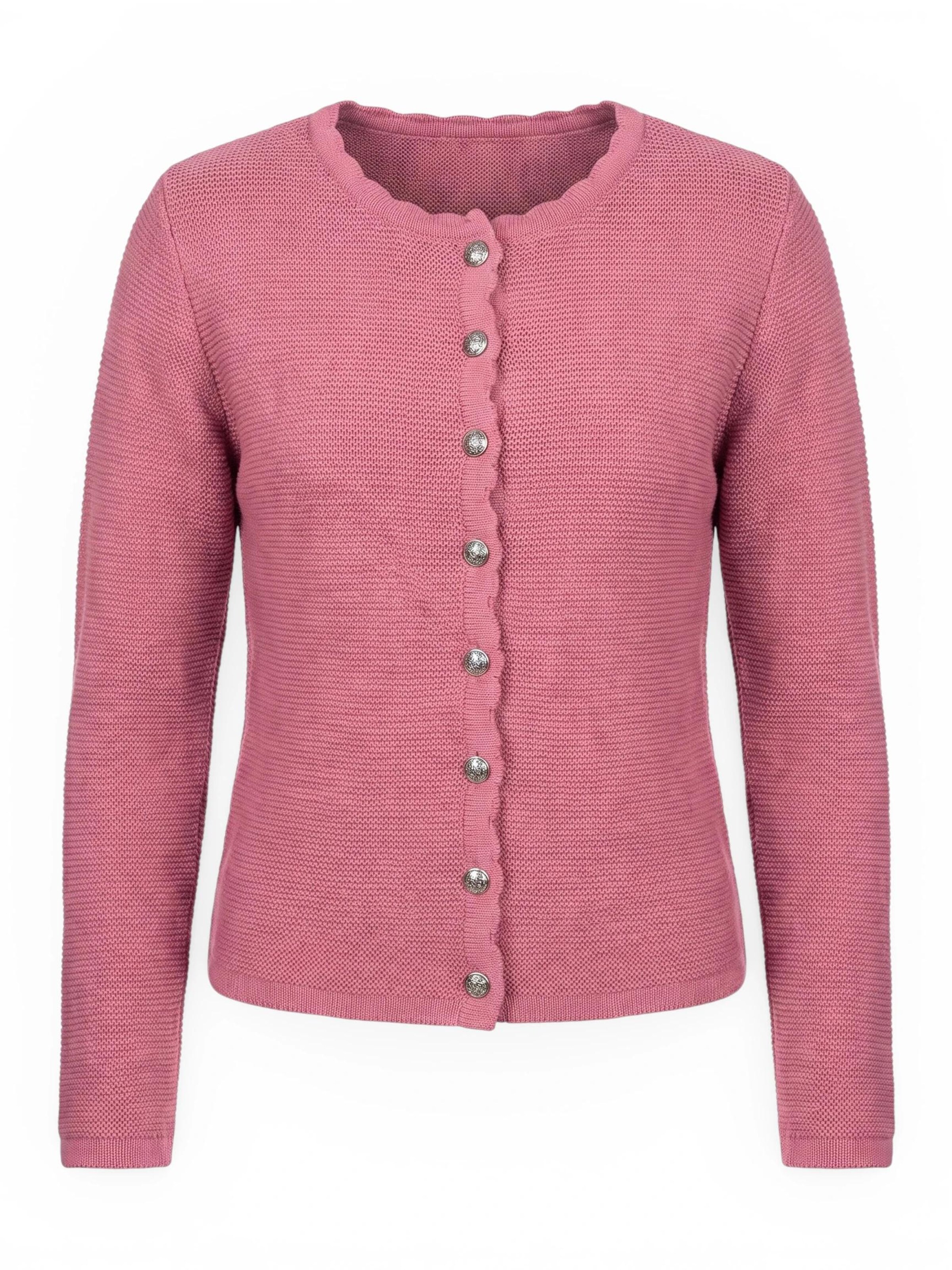 Trachtl Strickjacke 'Trachtenjacke Rose'‌‌‌‌‌ in XS in rosé, Produktansicht