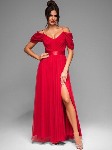 Ombre Abendkleid‌‌‌ in Rot
