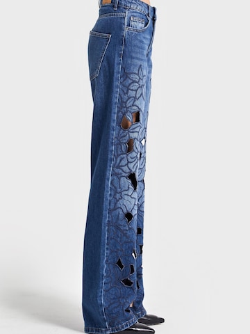 IT'S BASIC Loosefit Jeans 'Loose Mid Rise Jeans' in Blauw