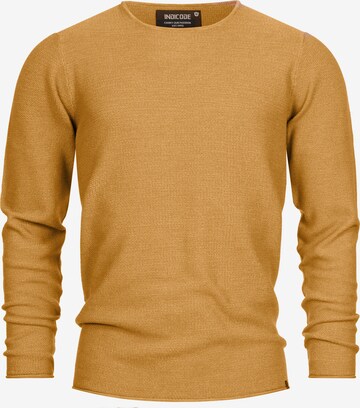 INDICODE JEANS Sweater 'Loakim' in Yellow: front