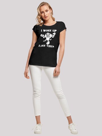 F4NT4STIC T-Shirt 'Looney Tunes Taz I Woke Up Like This' in Schwarz