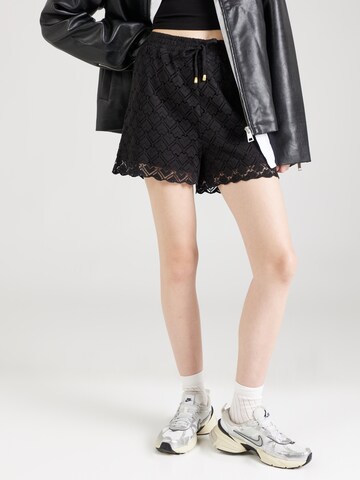 ABOUT YOU Regular Trousers 'Bianca' in Black: front
